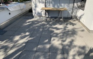 Terrasse in Einkornmörtel